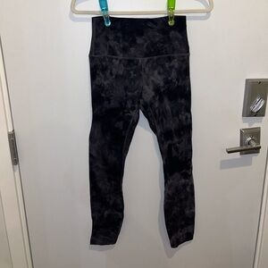 lululemon sz 6 align leggings 25” in diamond dye